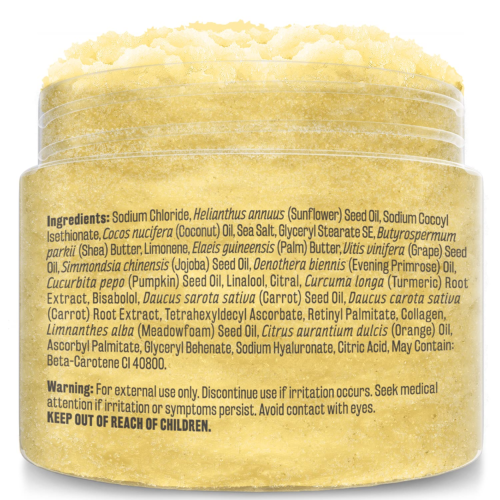 Exfoliating Body Scrub Turmeric Body Scrub and Skin Exfoliator with Collagen and - Picture 3 of 12