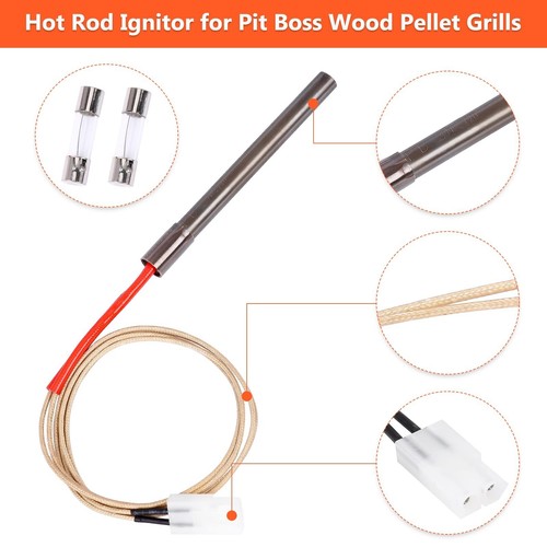 2 Pack Replacement Hot Rod Ignitor Kit for Pit Boss and Camp Chef Wood Pellet... - Picture 2 of 7