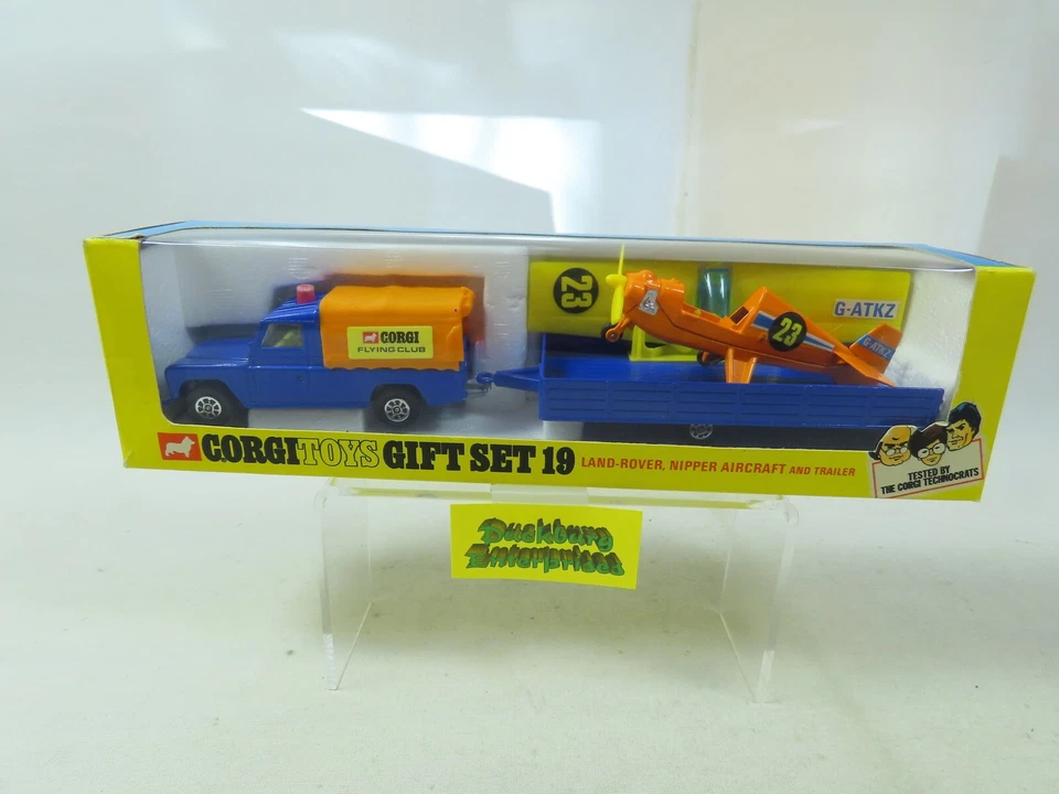 Corgi Gift Set GS 19  Land Rover, Nipper Aircraft and Trailer in OVP 177585 - Bild 4 von 4