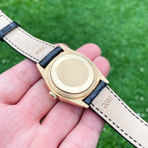 Rolex Day-Date 36 mm Ref: 18038 Automatik Diamanten Gelbgold 1979 Herrenuhr Diam - Bild 9 von 11