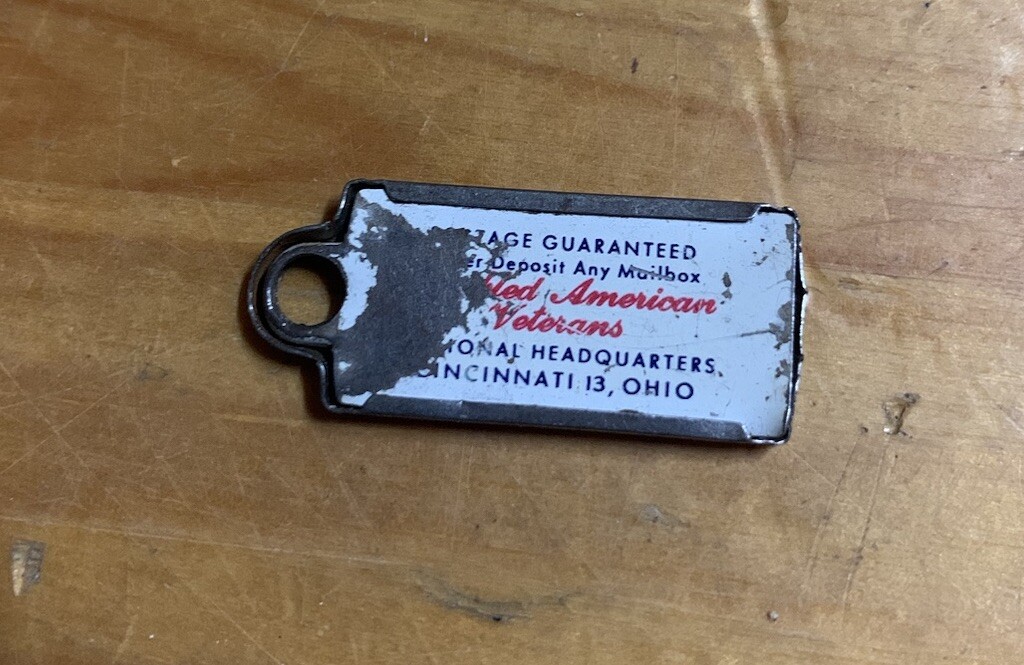 Arkansas DAV Tag Keychain License Plate 1965 Expired eBay