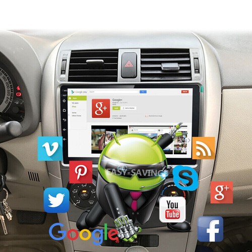 Per Toyota Corolla 2007-2013 32G Android 13 Autoradio GPS Navi BT Carplay - Foto 4 di 18