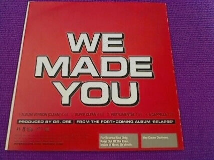 Eminem - We Made You (CDr, Single, Promo) - Picture 8 of 8