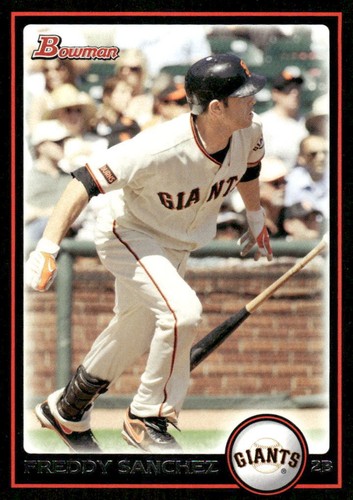 Freddy Sanchez 2010 Bowman #51 San Francisco Giants - Picture 1 of 2