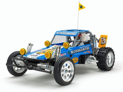 58695 Tamiya RC Buggy 1/10 Wild One Off-Roader Blockhead Motoren Lackierung Modellbausatz - Bild 1 von 13