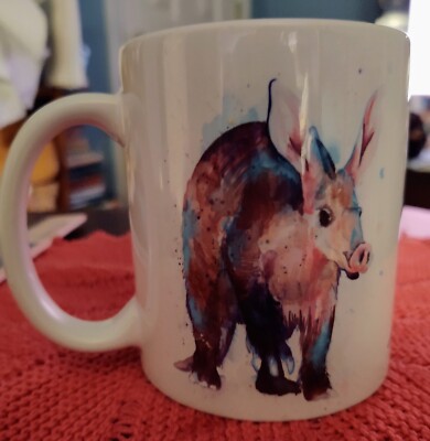 Vintage 3 Colorful Aardvarks Ceramic Mug Signed "S.c. Aladjova" Holds 12 Oz  MINT | eBay