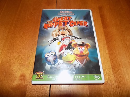 THE GREAT MUPPET CAPER Muppets KERMIT 50TH ANNIVERSARY EDITION Disney DVD NEW - Picture 1 of 2