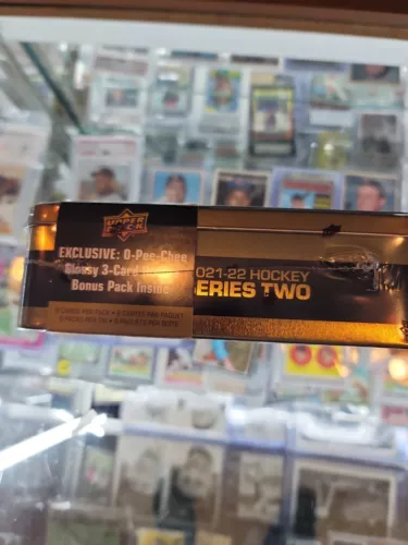 2021-22 Upper Deck Series 2 Hockey Tin Box