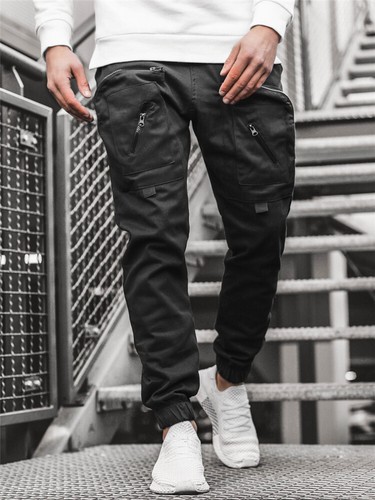 Men Casual Joggers Pants Sweatpants Cargo Combat Sports Trousers - Picture 4 of 15