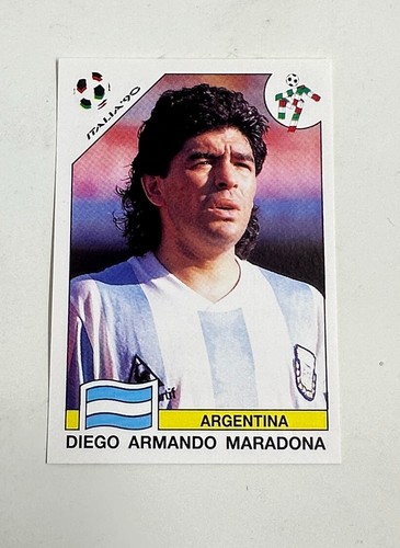 DIEGO ARMANDO MARADONA ITALIA 1990 #224 SOCCER STICKER WORLD CUP STORY PANINI - Bild 4 von 8