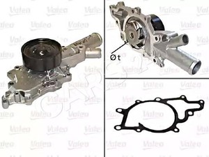 Mercedes E SClass W211 Sedan Wagon W220 Water Pump 2.7-3.2L 2002-2009