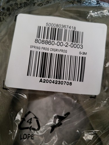 Old Navy Unisex Frühlingsfrosch grün Fuß Einteiler für Baby Größe 0-3 Monate (U - Bild 4 von 4