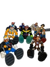 98-02 Mattel Fisher Price Rescue Heroes Lot of Vintage Action Figures With Packs