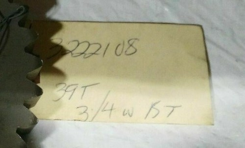 New Polaris OEM Chaincase Gear 39t 15spline 3222108 - Picture 2 of 3