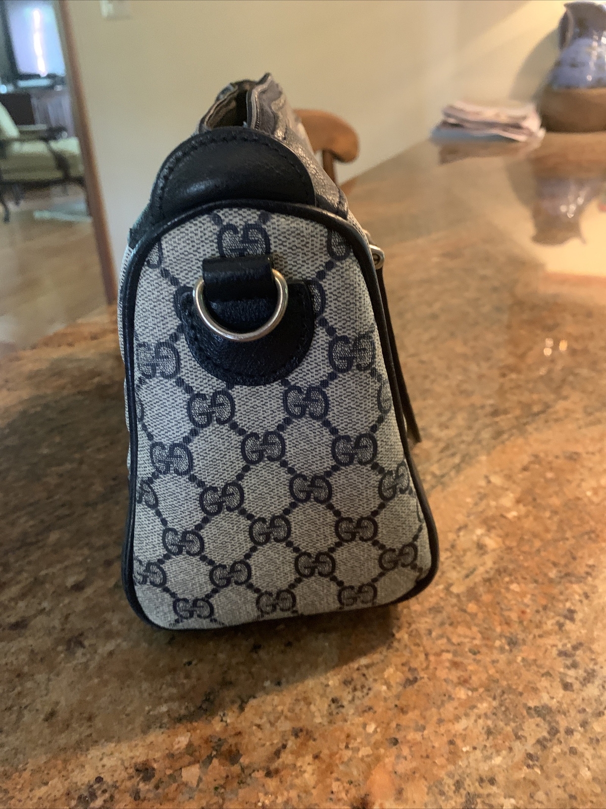 Vintage Gucci Doctors Top Handle Bag Satchel. Logo All Over - Picture 4 of 22