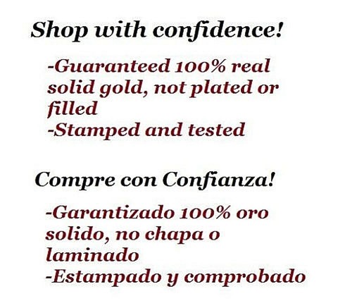 14K massives Gold Jungfrau Guadalupe Anhänger 20" Halskette - 0,78" Jungfrau Maria - PT1129 - Bild 6 von 8