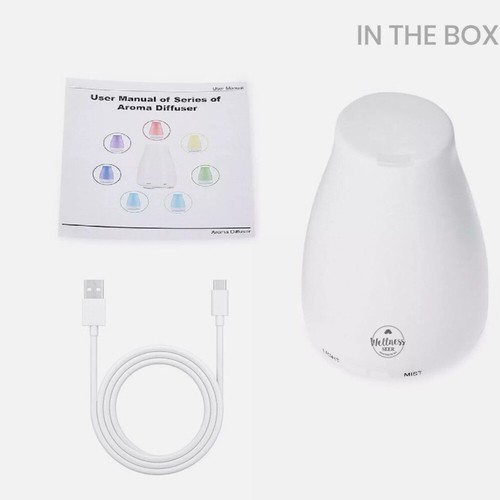Essential Oil Aroma Air Purifier Ultrasonic Humidifier Aromatherapy LED Diffuse - Picture 4 of 13