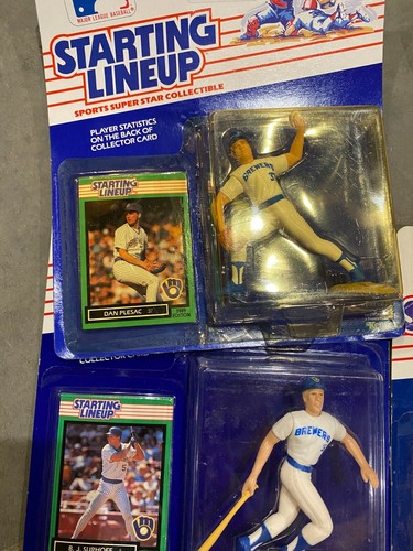 (9) Starting Lineup 1989 SLU MLB B.J. Surhoff, Rob Deer, Plesac, Braggs Brewers - Foto 6 di 7