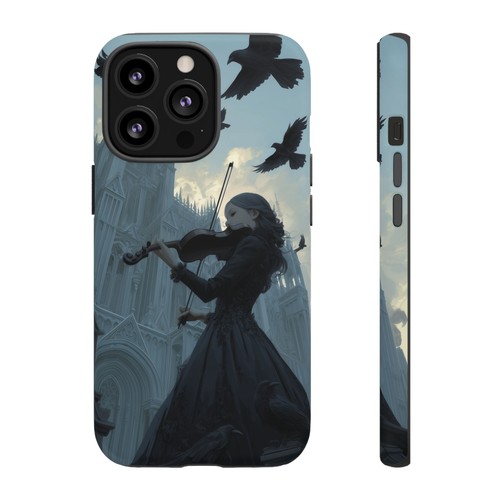 Girl Violin Twilight Cathedral Phone Case for iPhone, Samsung Galaxy, Pixel - Picture 94 of 237