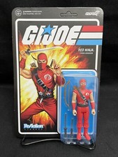 G.I.JOE SUPER 7 ReAction: RED NINJA - COBRA ASSASSIN Unpunched