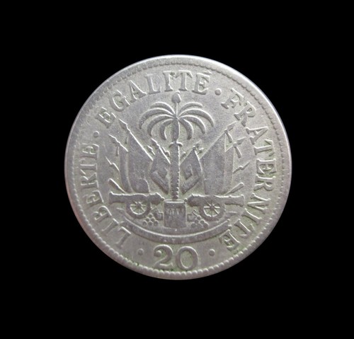 HAITI 20 CENTIMES 1907 PIERRE NORD ALEXIS KM 55 #6583# - Picture 2 of 2