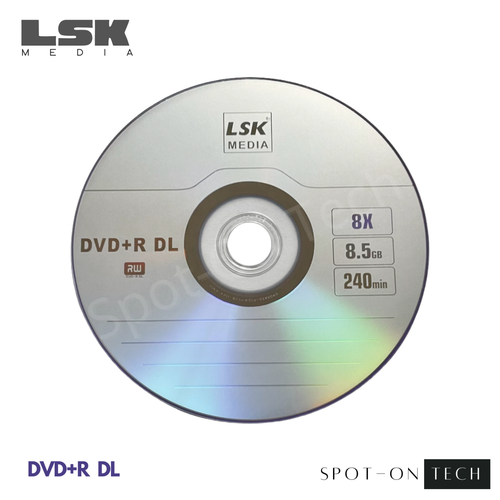 200 LSK DVD DVD+R DL 8x Dual Double Layer Logo 8,5GB 240Min - Dup HP Grade A - Bild 4 von 6