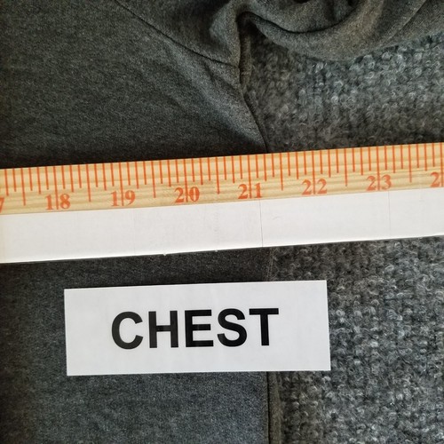 Threads 4 Thought Women Sweater Sweatshirt M Solid Gray 1/4 Zip Soft Stretch * - Picture 8 of 12