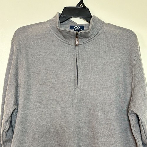 Vantage 3165 1/2 Reißverschluss geschliffen Jersey Fleece Größe Large (0291) - Bild 4 von 7