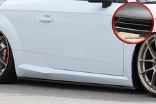 Cup Seitenschweller Schweller ABS für Audi TT 8S S-Line schwarz glänzend