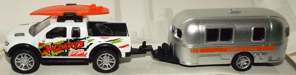 Brand New Denver Models Pickup truck and Camper Trailer - Image 3 of 4