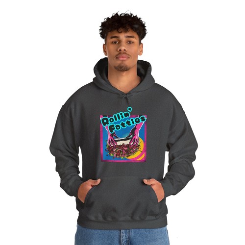Rollin Fatties Hoodie, Burrito Lovers Kiffer Humor Grafik Sweatshirt, lustig - Bild 6 von 37
