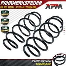 2x Fahrwerksfeder Federn Vorderachse für Opel Astra H L08 L35 L48 L70 2004-2010