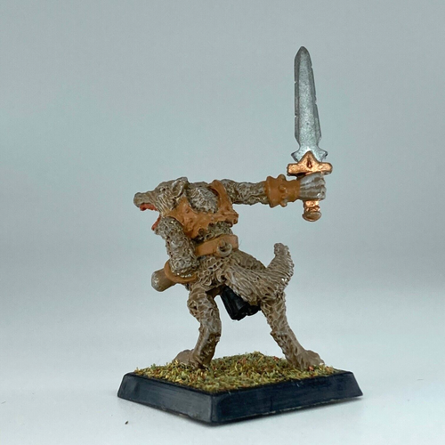 Chaos Bestigor Beastmen Infantry - Citadel Warhammer Fantasy Metal X14398 - Picture 2 of 2