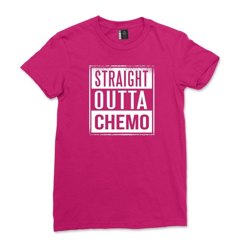 Women Tie Dye Straight Outta Chemo Cancer Shirt - Picture 1 of 23