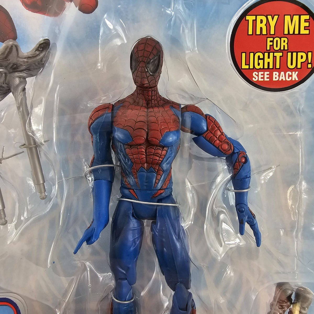 アメコミ Toy Biz Spider Sense Light Up SPIDER-MAN The Amazing Spider-Man SPIDER-SENSE SPIDER-MAN Figure Light