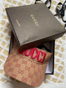 gucci sun visor hat