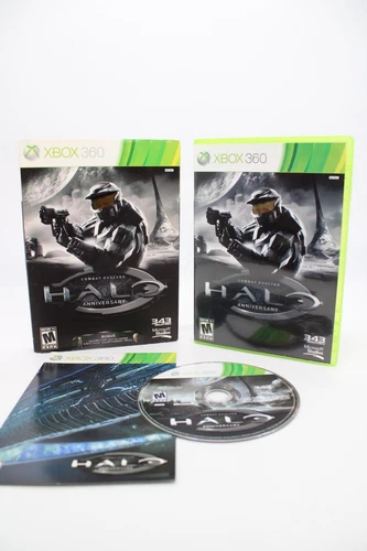 Refurbished Xbox 360 Halo Combat Evolved Anniversary + Sleeve Complete CIB Mint