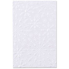 Sizzix 3-D Textured Impressions A6 Embossing Folder - Jeweled Snowflakes 664489
