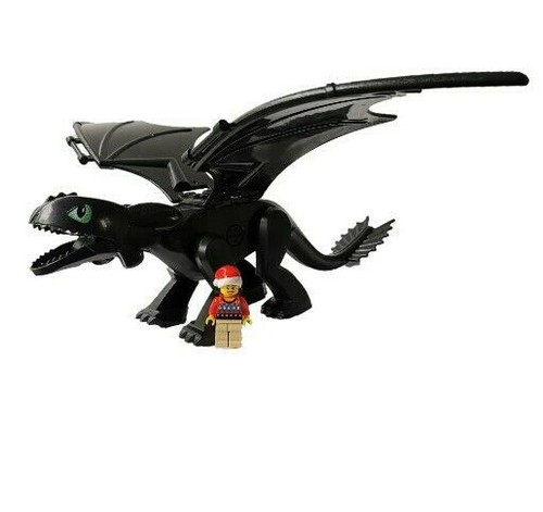 How To Train Your Dragon Mini Figures Night Fury Light Fury con Sound FightsLego - Foto 5 di 13
