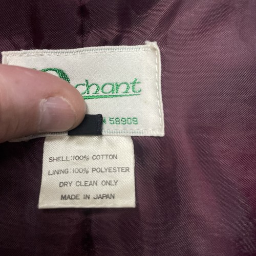 Vtg Penchant Velvet Wine Blazer Women 36 Small Jacket Dark Holiday 80s Single - Picture 5 of 8