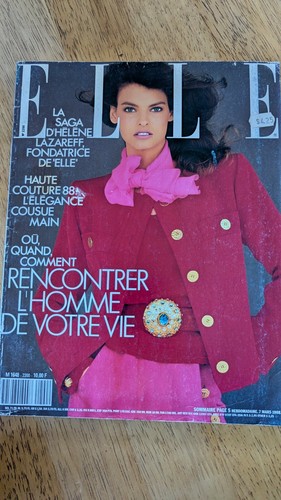 elle france 88 linda evangelista rachel hunter Elle Macpherson Monica Bellucci