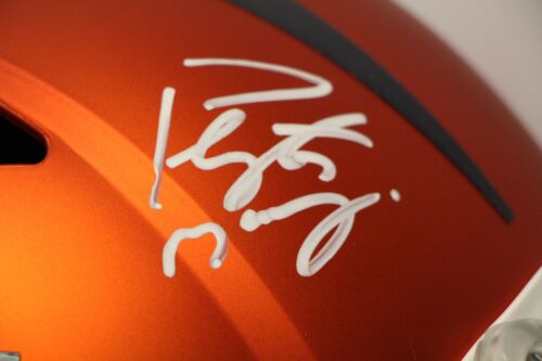 Peyton Manning Signed The Sheriff Denver Broncos Blaze Speed Rep FullSize Helmet - Picture 2 of 12