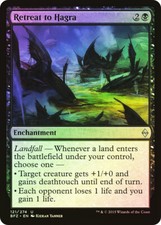 MTG FOIL Retreat to Hagra  - Battle for Zendikar #121