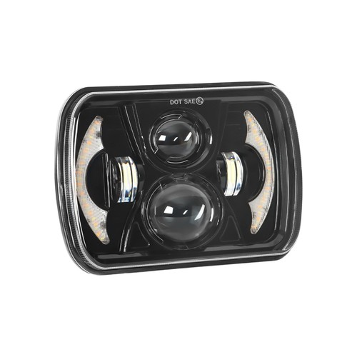 DOT Pair 7x6 5x7 LED Headlights For Chevy El Camino 1978-1981 Classic LUV Truck - Picture 14 of 19