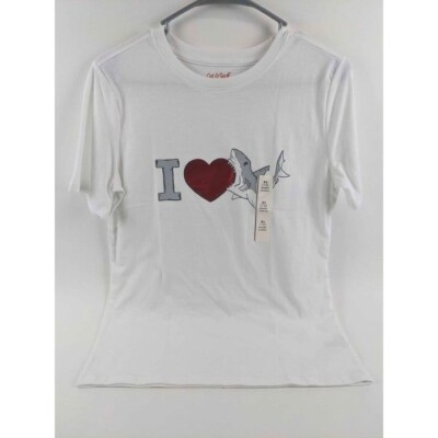 Cat & Jack I Heart Sharks Boys' XL NWT