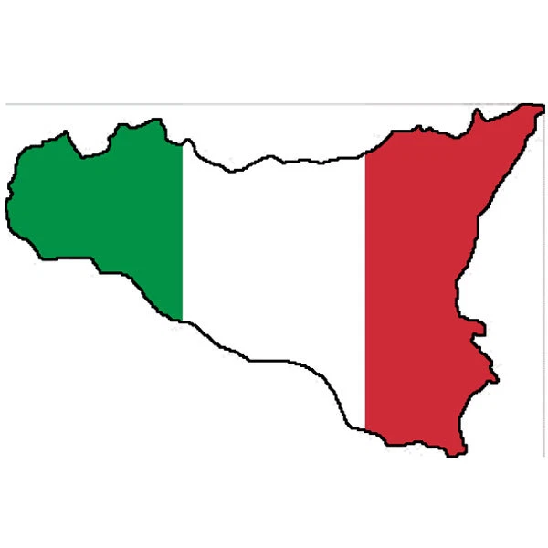 Auto Aufkleber "Sizilien" Sicilia Italien 11cm Decal Vinyl Sticker! konturg. - Bild 1 von 1