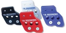 TM Designworks Rear Chain Guide Dual Rollers Raptor 350 Yellow 2009
