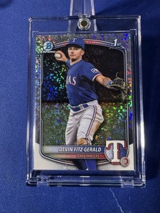 Devin Fitz-Gerald  2025 Bowman Chrome 1st Bowman Mini-Diamond #BCP-158 Rangers