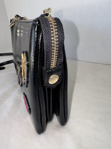 New Women’s Victoria's Secret Black Crossbody Bag with Playful Embellishments - Picture 8 of 17