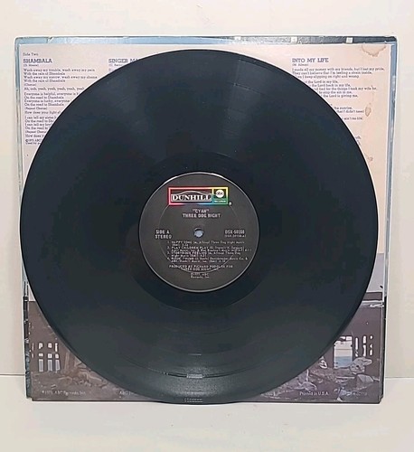 Three Dog Night Cyan Vinyl Record 1973 - Picture 5 of 8